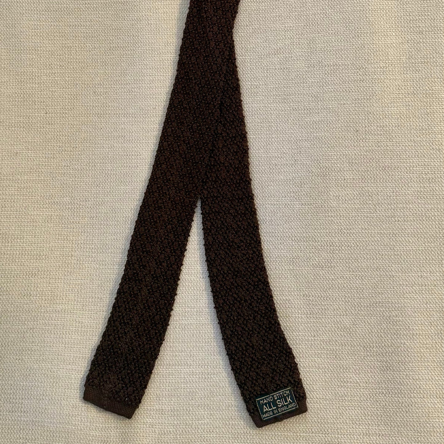 Edo Vintage Outfit - Cotton brown tie