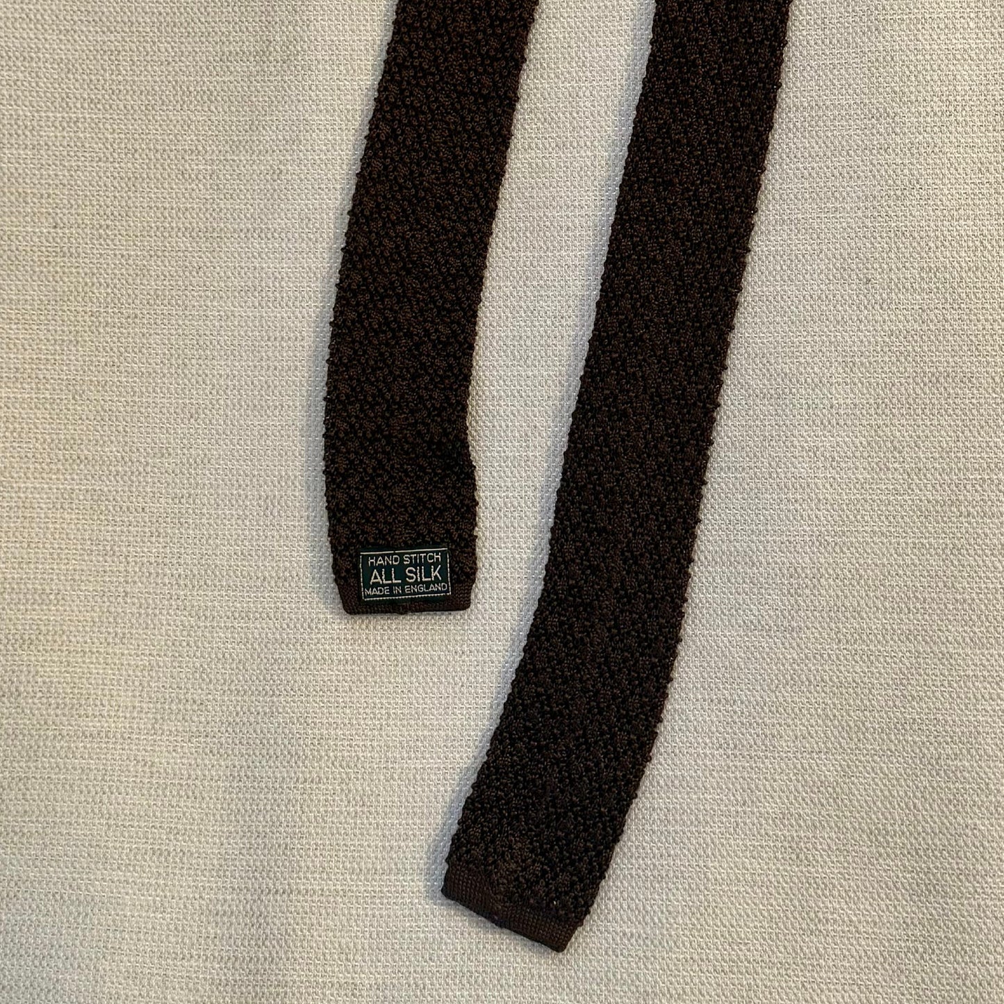 Edo Vintage Outfit - Cotton brown tie
