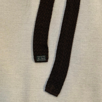 Edo Vintage Outfit - Cotton brown tie